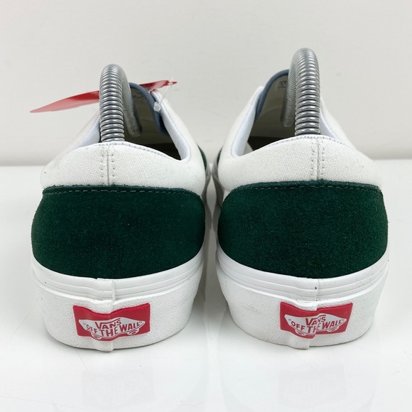 Vans Men’s Era Varsity Canvas Forest Green & White Suede Shoes Size 8.5 NWT - Picture 6 of 9
